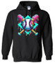 Baseball Drip Black Hoodie