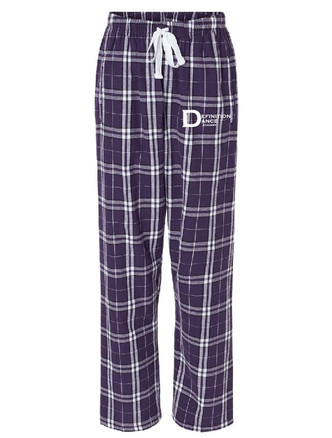 DDA Purple Black White Flannel Pants