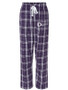 DDA Purple Black White Flannel Pants