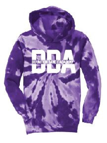 DDA Purple Tie Dye Hoodie