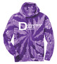 DDA EST. 2015 Purple Tie Dye Cotton/Poly Hoodie