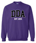 DDA EST 2015 Purple Crewneck Sweatshirt