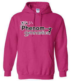 Phenom Gymnastics Classic Pink Hooded Sweatshirt