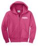 NEW Phenom Pink Full Zip Hooded Sweatshirt