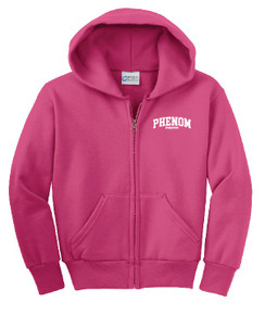 Phenom Gymnastics Pink Full Zip Hooded Sweatshirt