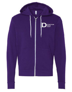 DDA Purple Full Zip Sweatshirt