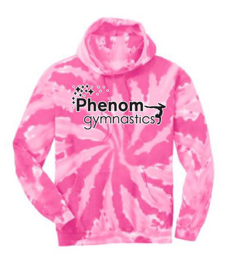 Phenom Pink Tie-Dye Hoodie