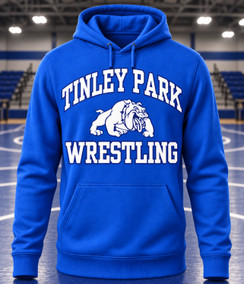 TP Bulldogs Wrestling Royal Blue Hoodie