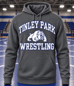 TP Bulldogs Wrestling Graphite Hoodie