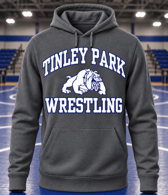 TP Bulldogs Wrestling Graphite Hoodie