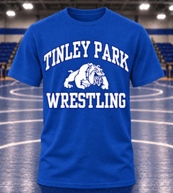 TP Bulldogs Wrestling Royal Blue Unisex T-Shirt