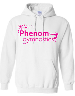 White Phenom Cotton Poly Hoodie