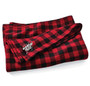 Wells Music Red Plaid Large Stadium Blanket