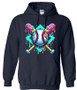 Baseball Drip Navy Hoodie