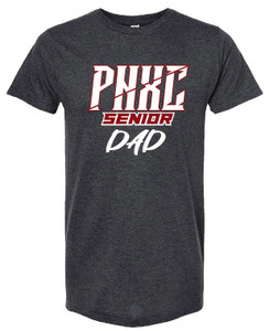 Graphite Heather PNXC Senior Dad Premium Cotton T-Shirt