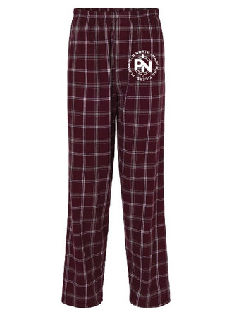 PN Band Maroon Flannel Pants