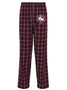 PN Band Maroon Flannel Pants