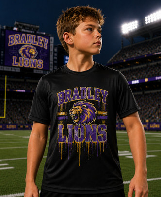 Bradley Lions Football T-Shirt