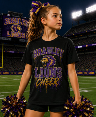 Bradley Lions Cheer T-Shirt
