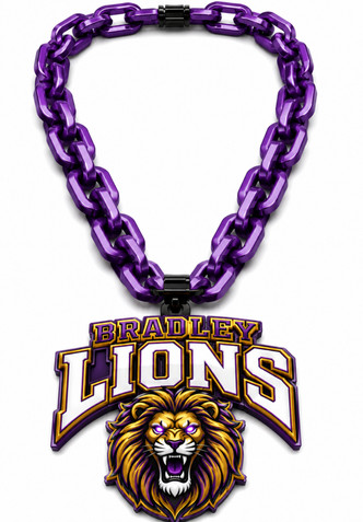 Bradley Lions Custom Hype Chain