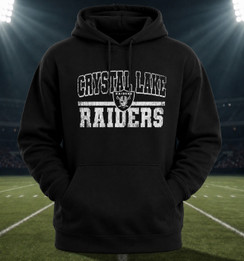 Crystal Lake Raiders Football Hoodie