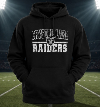 Crystal Lake Raiders Football Hoodie