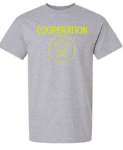 Grey Short Sleeve T-Shirt with Wilson Creek Cooperation logo
