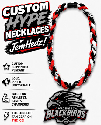 Midwest Blackbirds Custom Hype Necklace