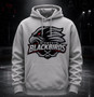 Midwest Blackbirds Blackout Hooded Sweatshirt Grey