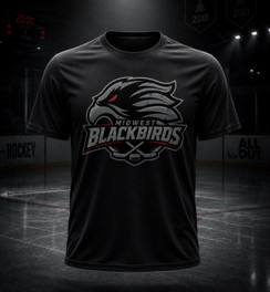 Midwest Blackbirds Blackout T-Shirt Black