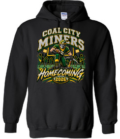 Coal City Miners Homecoming Hoodie Black