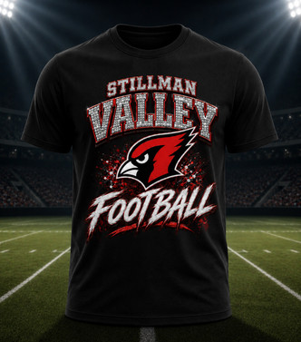 Stillman Valley Black Football Hype T-Shirt