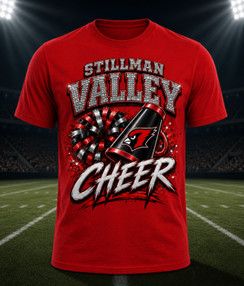 Stillman Valley Red Cheer Hype T-Shirt