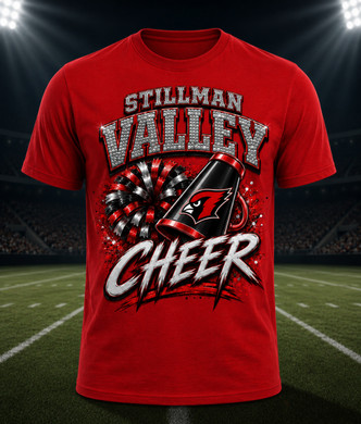 Stillman Valley Red Cheer Hype T-Shirt