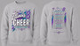 Illinois 8 CHEER COMPETITION Gray Crewneck Sweatshirt