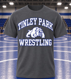 TP Bulldogs Wrestling Graphite Unisex T-Shirt