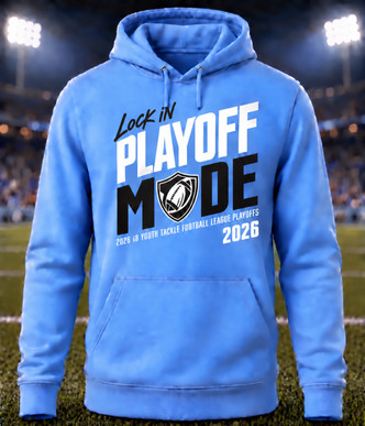 I8 Playoff Mode Light Blue Hoodie