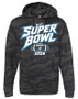 I8 Super Bowl 2026 Black Camo Hoodie Carolina