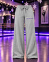DEFINITION Heather Gray Wide Leg Pants