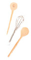 Wooden Toy Spoons and Whisk
