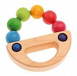 Wooden Grimm's Rainbow Boat Grasping Toy
