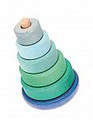 Grimm's Blue Wobbly Stacking Tower