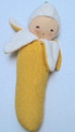 Organic Cotton Soft Baby Rattle - Banana