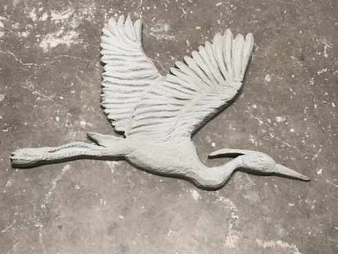 3’ Flying Heron