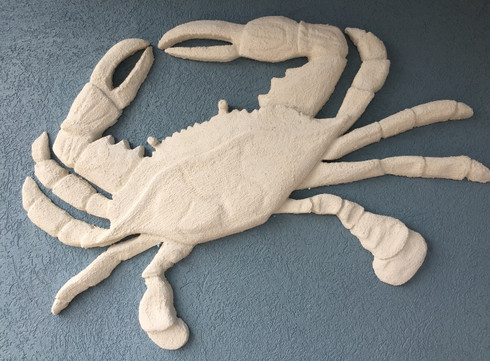 Crab Stucco Art design 