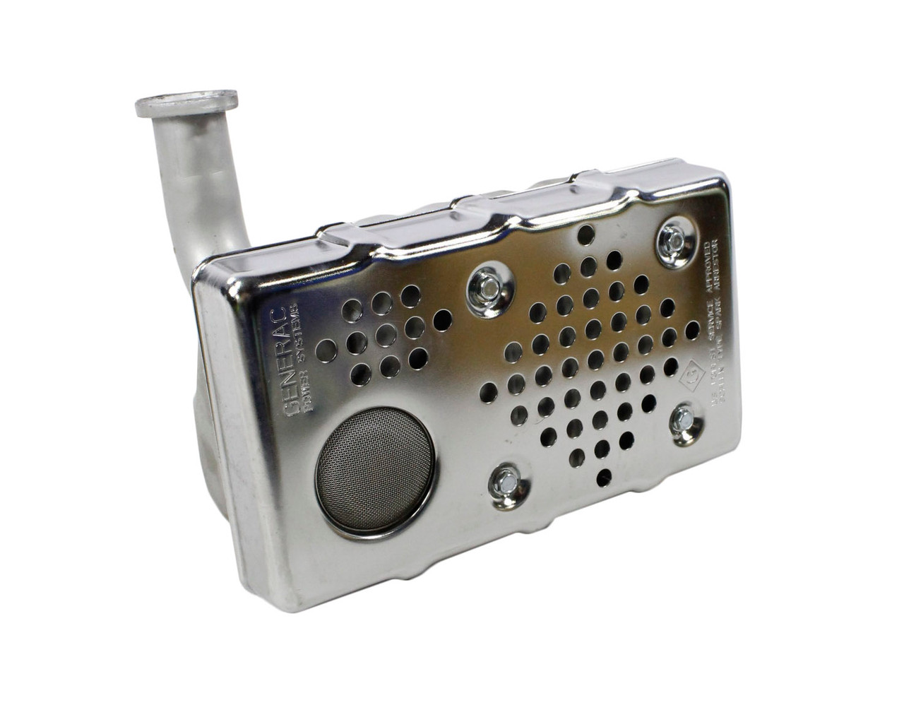 Generac Muffler 410 SideOut Aluminizd 0E5223A Gensys Parts DIY