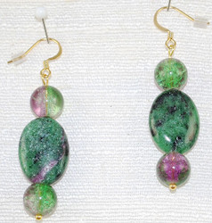 Close up details of Drop Earrings