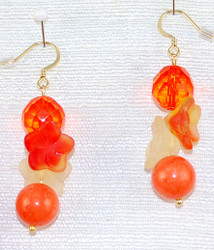 Close up view of drop Earrings