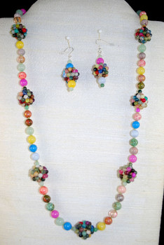 Front full view of necklace set