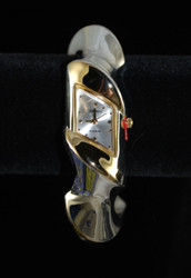 Front view of Twist cuff Watch Bracelet
